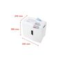 Voir la diapositive 2 : Hsm Destructeur de documents 8 feuilles coupe particules 4.5x30mm - 1044121