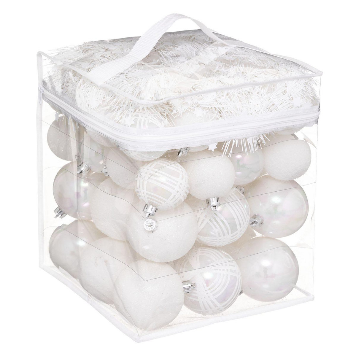 FEERIC LIGHT & CHRISTMAS Coffrets Décoration sapin de Noël 52 pièces