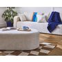 Voir la diapositive 2 : BEST MOBILIER Miro - pouf en velours texturé