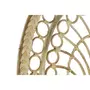 MARKET24 Chaise de jardin DKD Home Decor Naturel Polyester Blanc Rotin (92 x 66 x 145 cm)