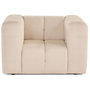 Voir la diapositive 5 : LISA DESIGN Suzano - fauteuil en tissu texturé