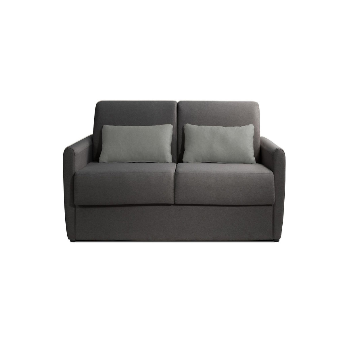 LISA DESIGN Ari - canapé 3 places convertible express couchage quotidien 140 cm matelas 12 cm en tissu