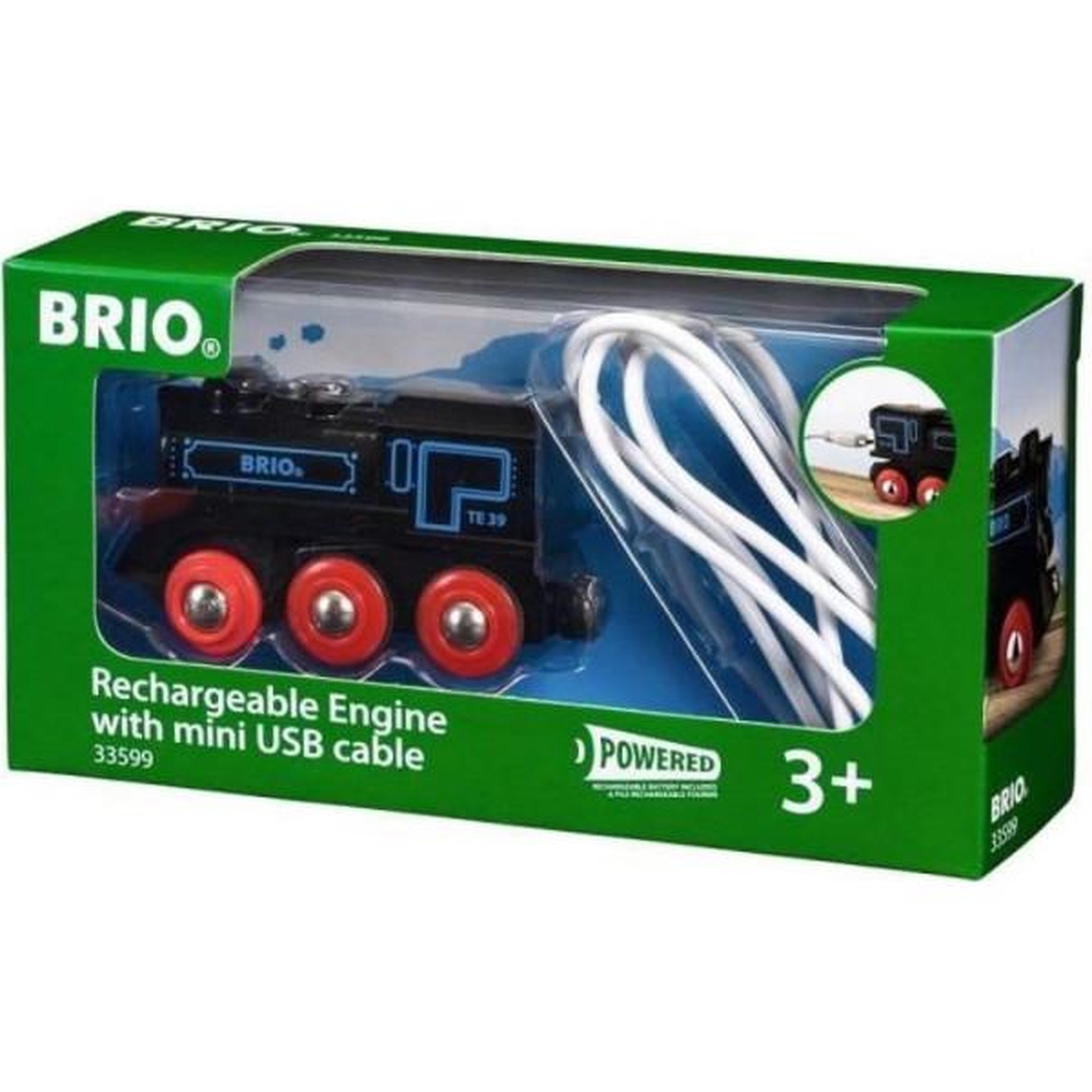 Brio Locomotive rechargeable BRIO World - Ravensburger - Jaune - Mixte des 3 ans