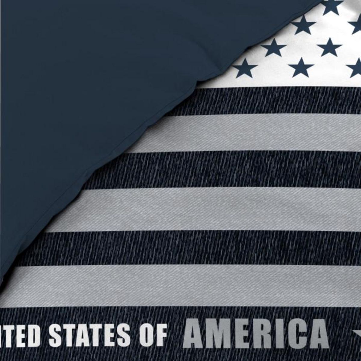 Paris Prix Parure de Lit 3 Pièces  States  240x220cm Bleu