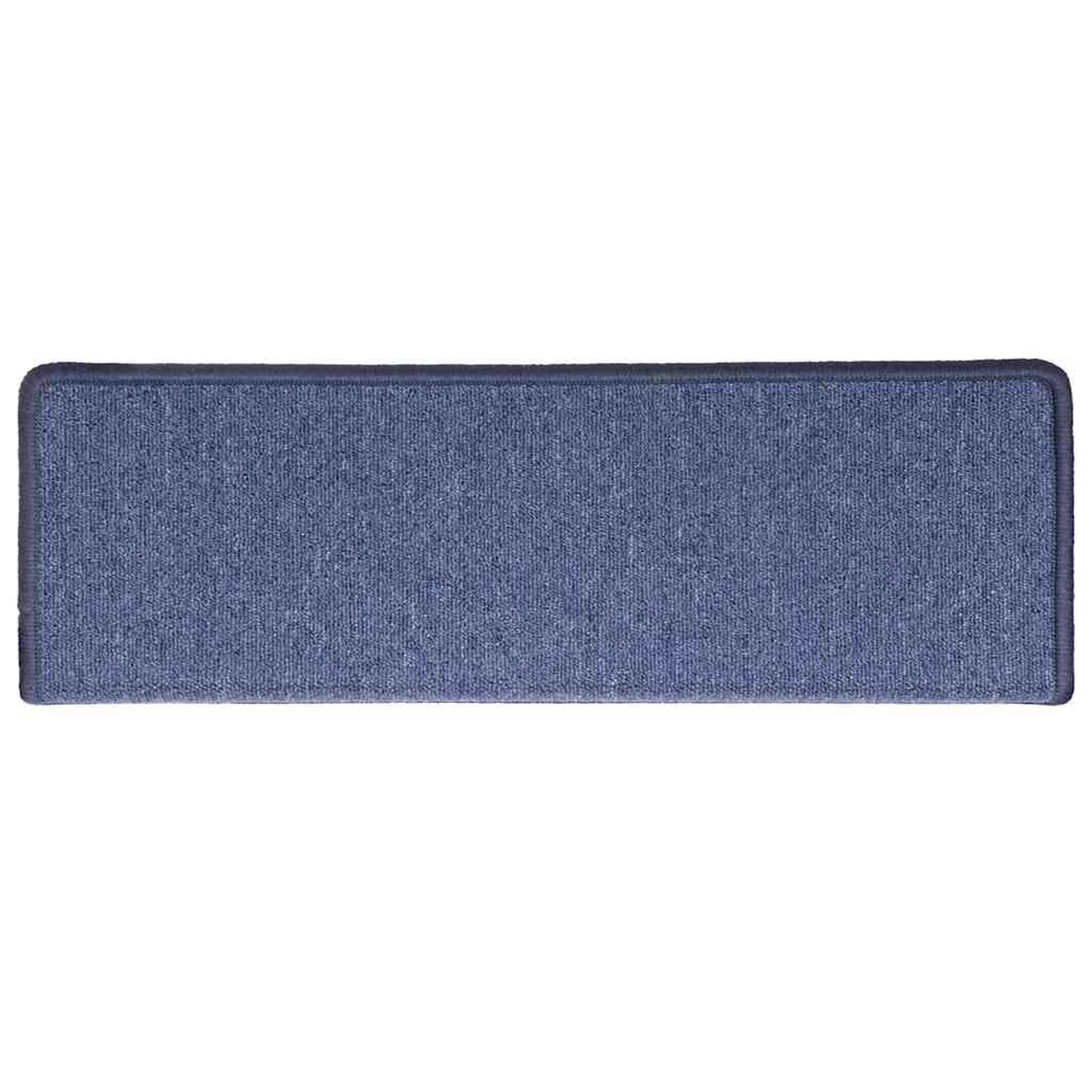 Voir la diapositive 3 : VIDAXL Tapis d'escalier 30 pcs 65x25 cm Bleu