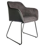 The Home Deco Factory Fauteuil de table industriel Memphis - Gris