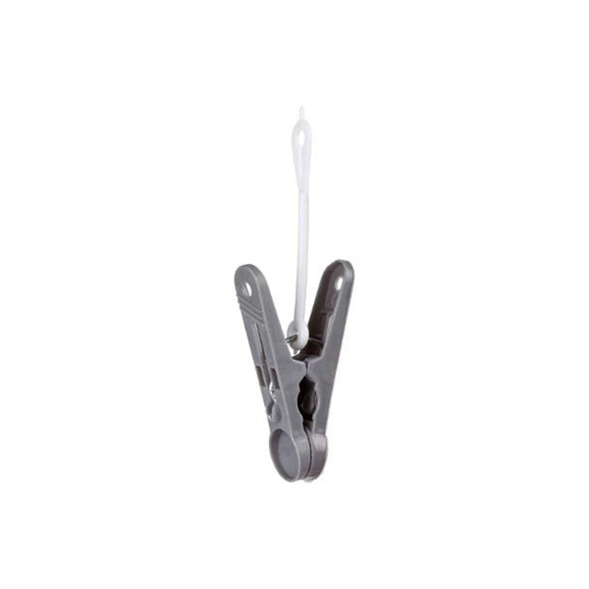Voir la diapositive 2 : B BASIC & CO Séchoir à linge rectangle  26 pinces  38cm gris