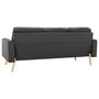 Voir la diapositive 4 : VIDAXL Ensemble de canapes 2 pcs Tissu Gris fonce