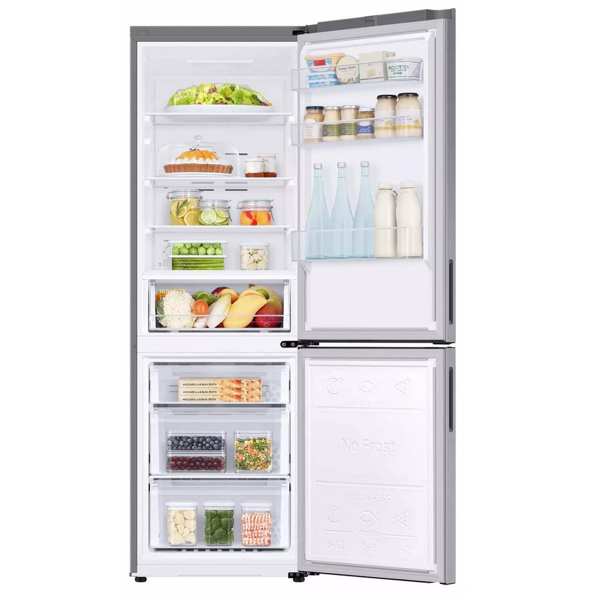 Voir la diapositive 5 : Samsung Réfrigérateur combiné 60cm 344l ventilé - rb33b610esa
