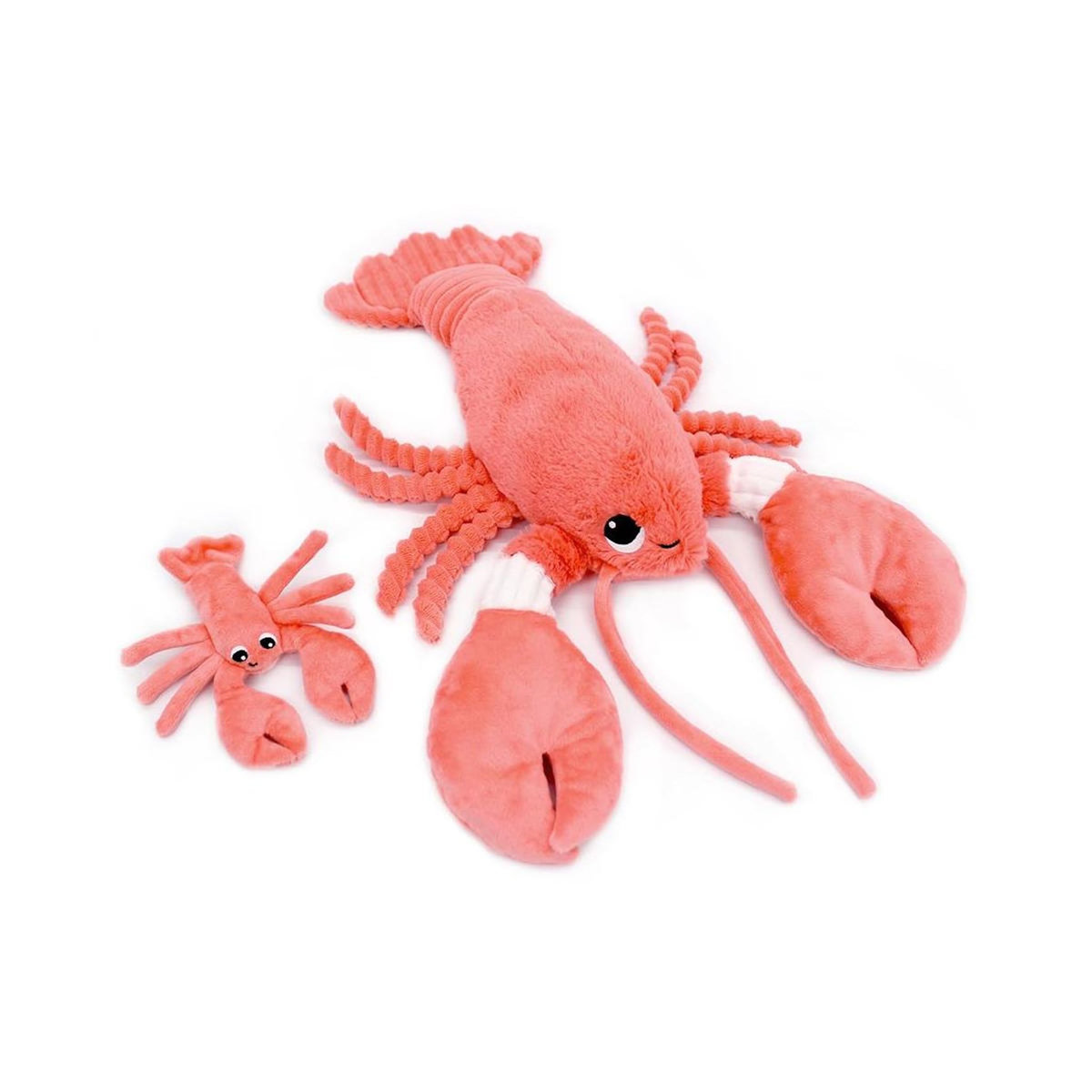 LES DEGLINGOS Les PTIPOTOS by Peluche Maman Bebe I love you Homard Maman  and  Bebe Corail