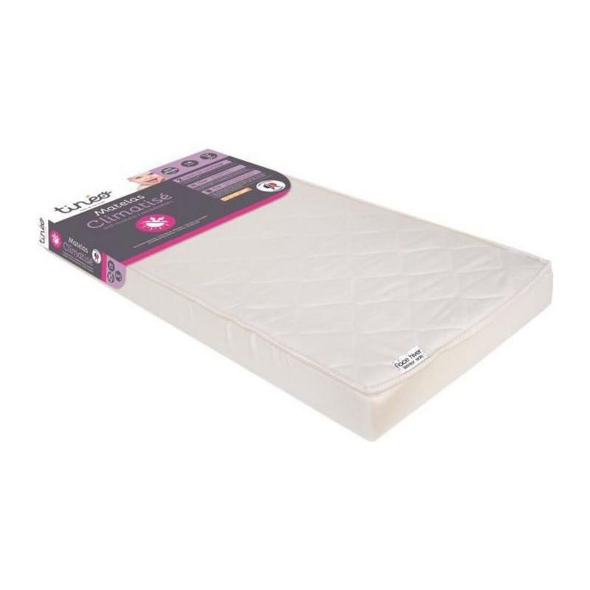 TINEO TINEO Matelas bebe Climatise 60x120 cm
