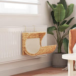 VIDAXL Lit pour chats avec coussin Jacinthe d'eau 37 x 20 x 20 cm