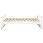 Voir la diapositive 5 : VIDAXL Lit pour chien Blanc 95,5x65,5x28 cm Bois de pin solide
