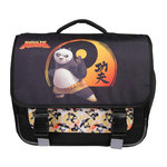 Bagtrotter Cartable Scolaire Primaire 38cm Kung Fu Panda Noir  2 Compartiments - Bagtrotter