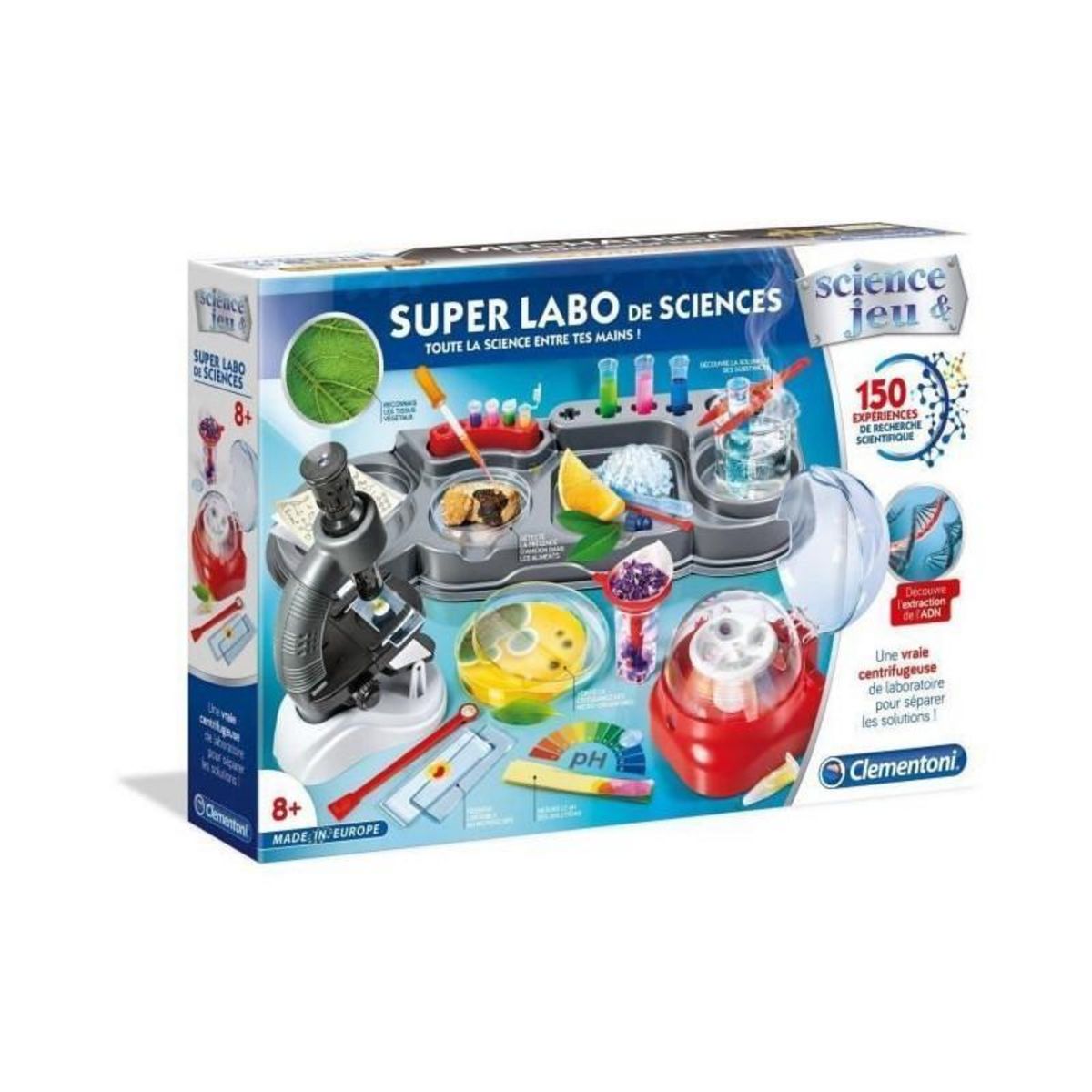 CLEMENTONI CLEMENTONI Science + Jeu -  Super Labo de Sciences - Jeu scientifique