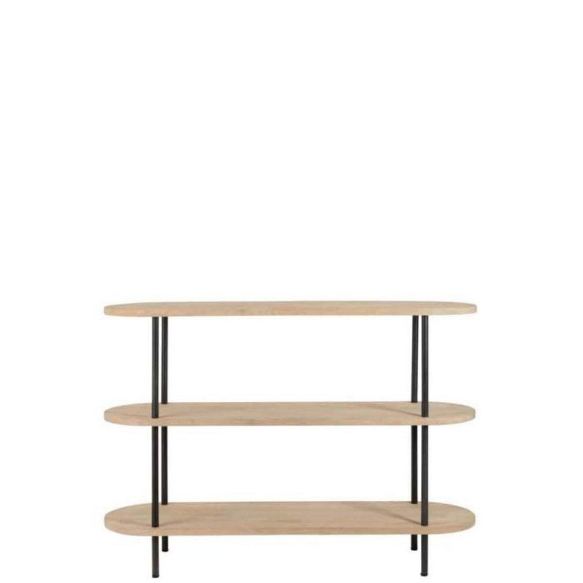 Paris Prix Console 3 Niveaux en Bois  Eli  140cm Naturel