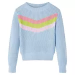 VIDAXL Pull-over tricote pour enfants bleu 104