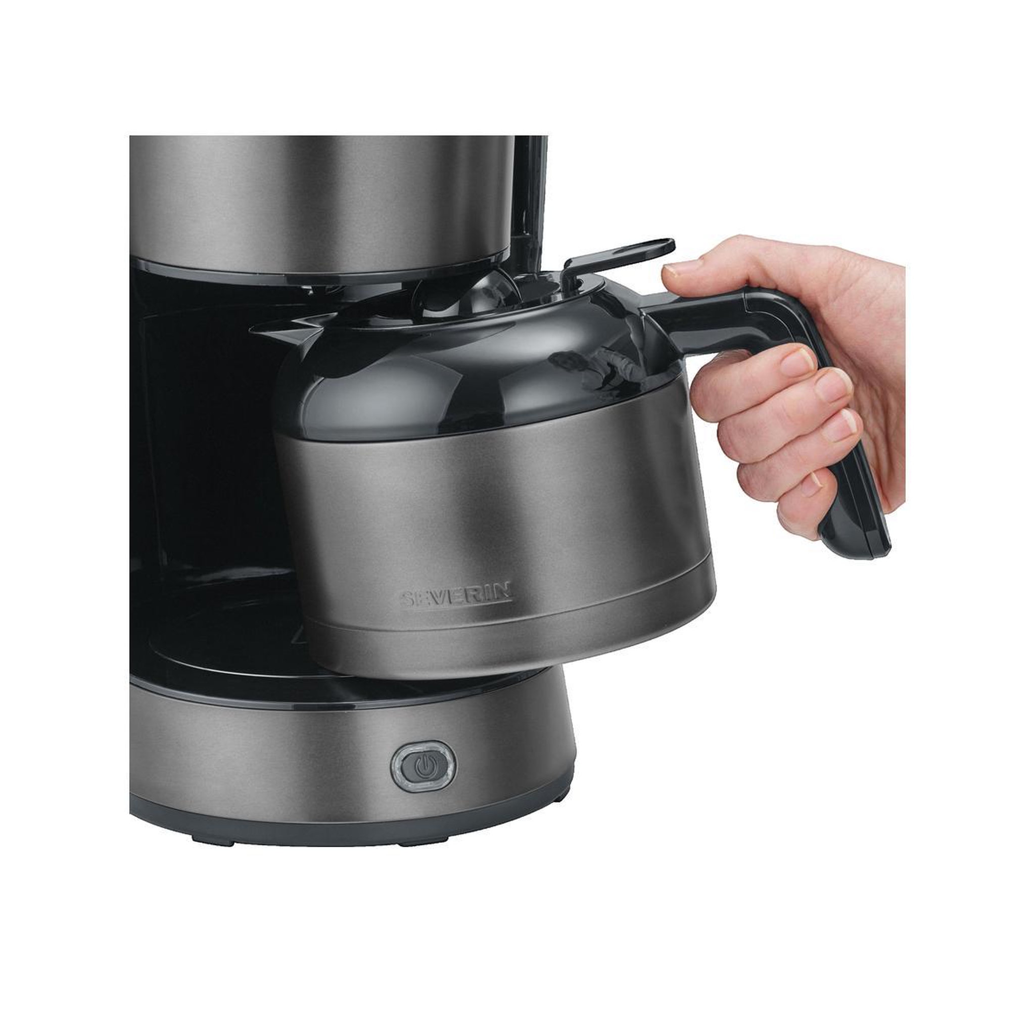 Voir la diapositive 2 : SEVERIN Cafetière électrique Severin KA 9343 avec thermos