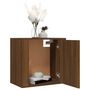 Voir la diapositive 4 : VIDAXL Tables de chevet murales 2 pcs Chene marron 50x30x47 cm