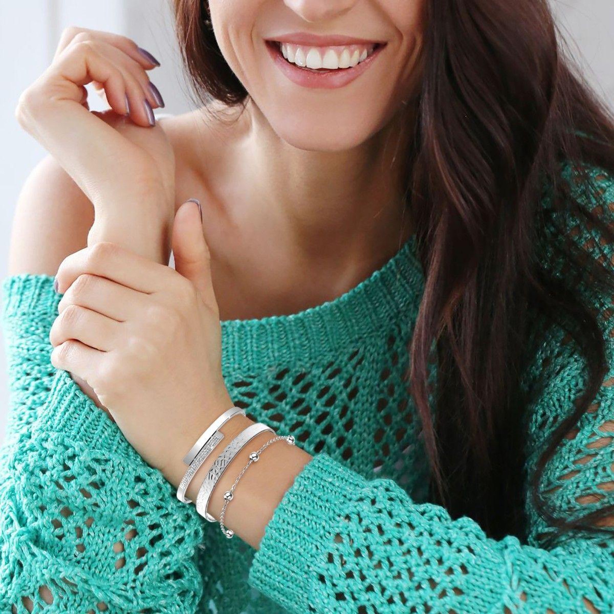 Voir la diapositive 2 : SC CRYSTAL Set de 3 bracelets SC Crystal®
