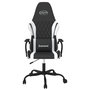 Voir la diapositive 3 : VIDAXL Chaise de jeu Noir et blanc Similicuir