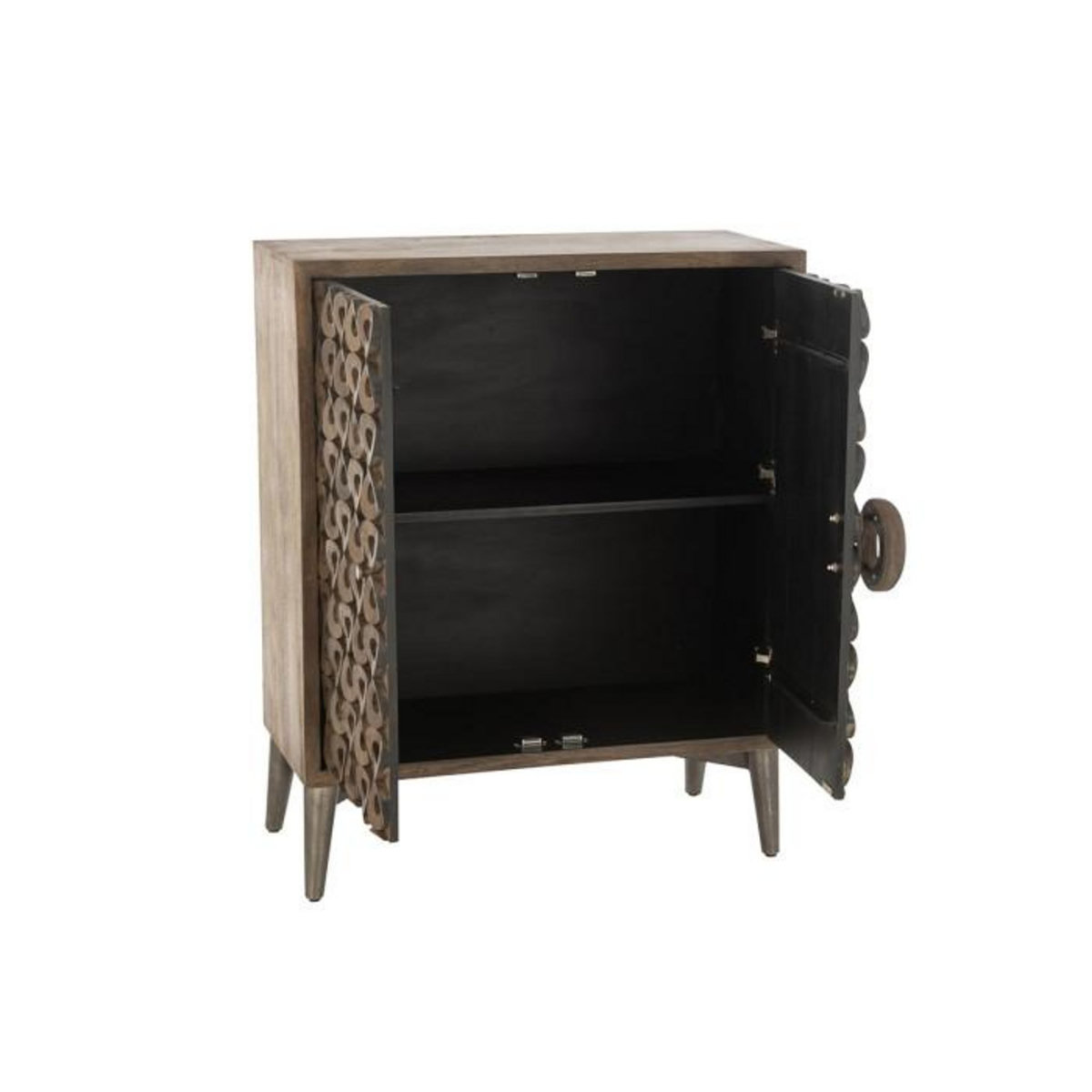 Paris Prix Buffet 2 Portes en Bois  Anderson  113cm Marron