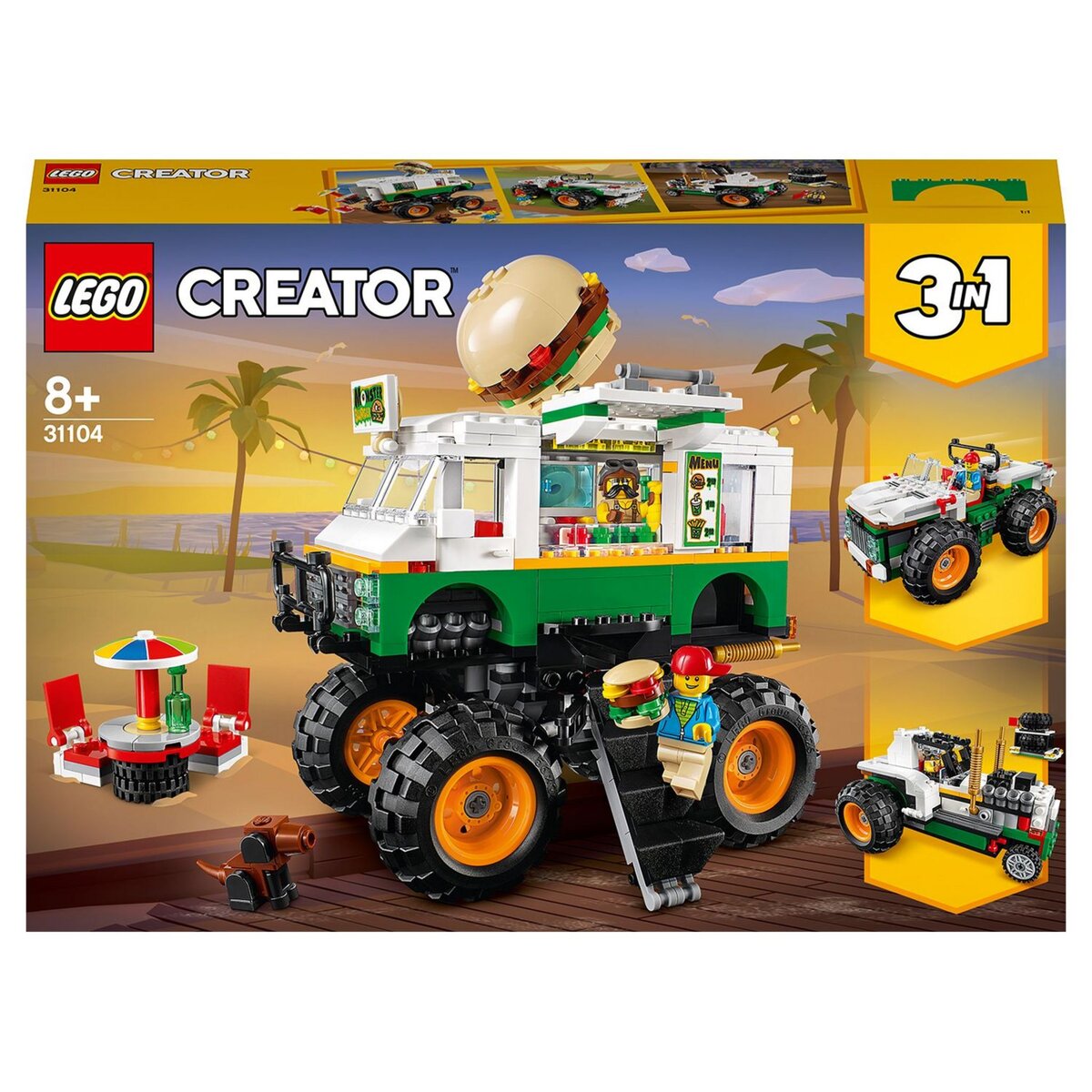 LEGO Creator 31104- Le Monster Truck à Hamburgers