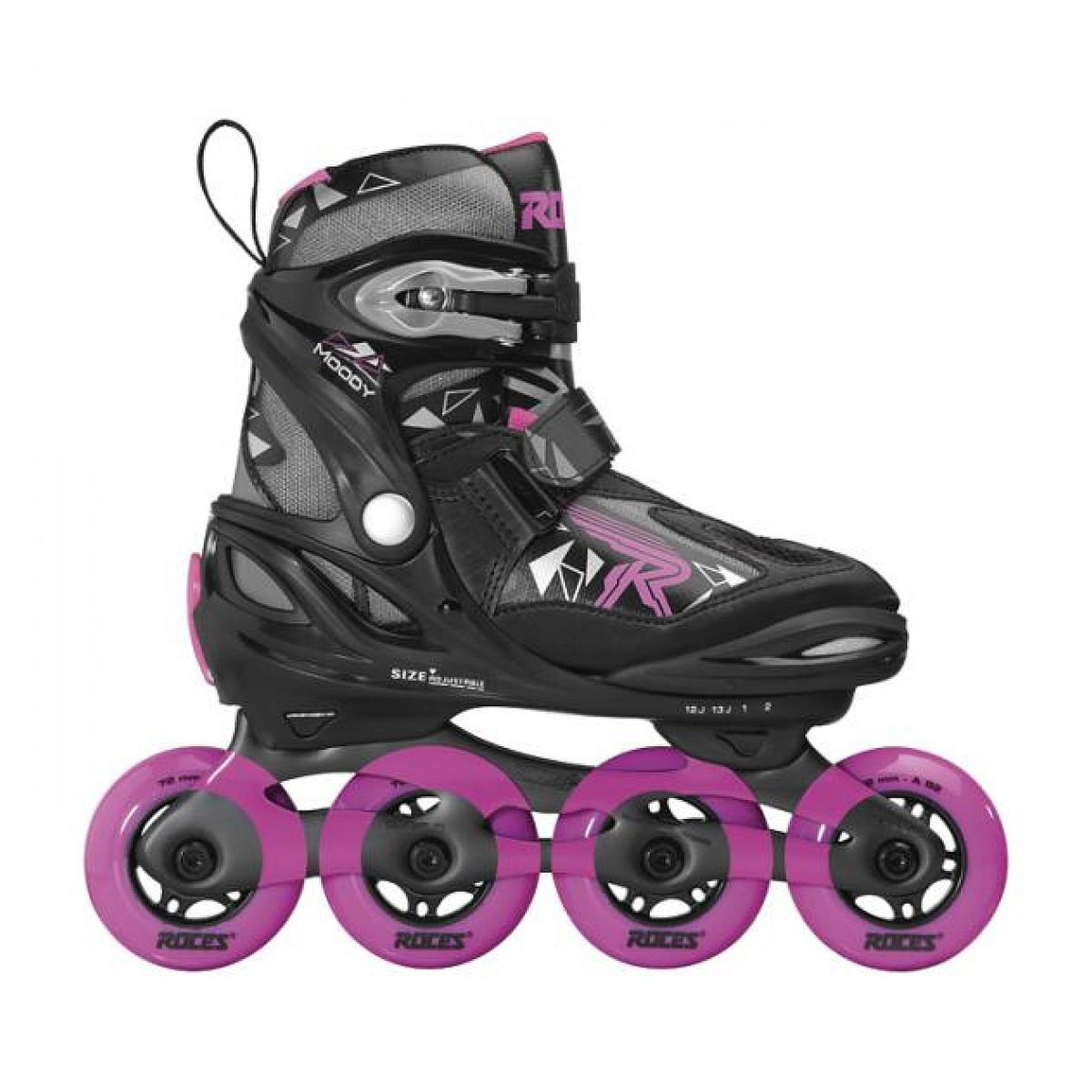 Roces Roller JR  moody girl tif noir-roseT 36-40