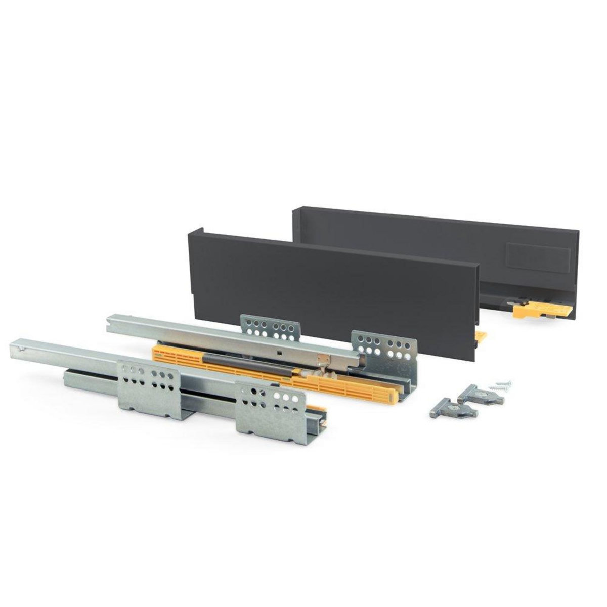 EMUCA SRL Kit de tiroir Concept hauteur 105 mm et profondeur 300 mm finition gris anthracite