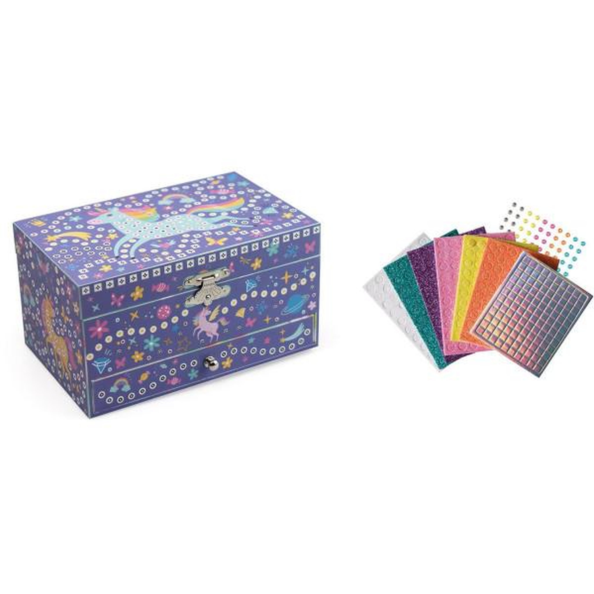 Voir la diapositive 2 : SYCOMORE 3D Mosaiques - SYCOMORE - Stick'N Fun - Boîte a musique Licorne - Des 5 ans
