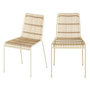 Voir la diapositive 1 : Rendez vous déco Lot de 2 chaises en rotin et structure en métal noir - Jouve