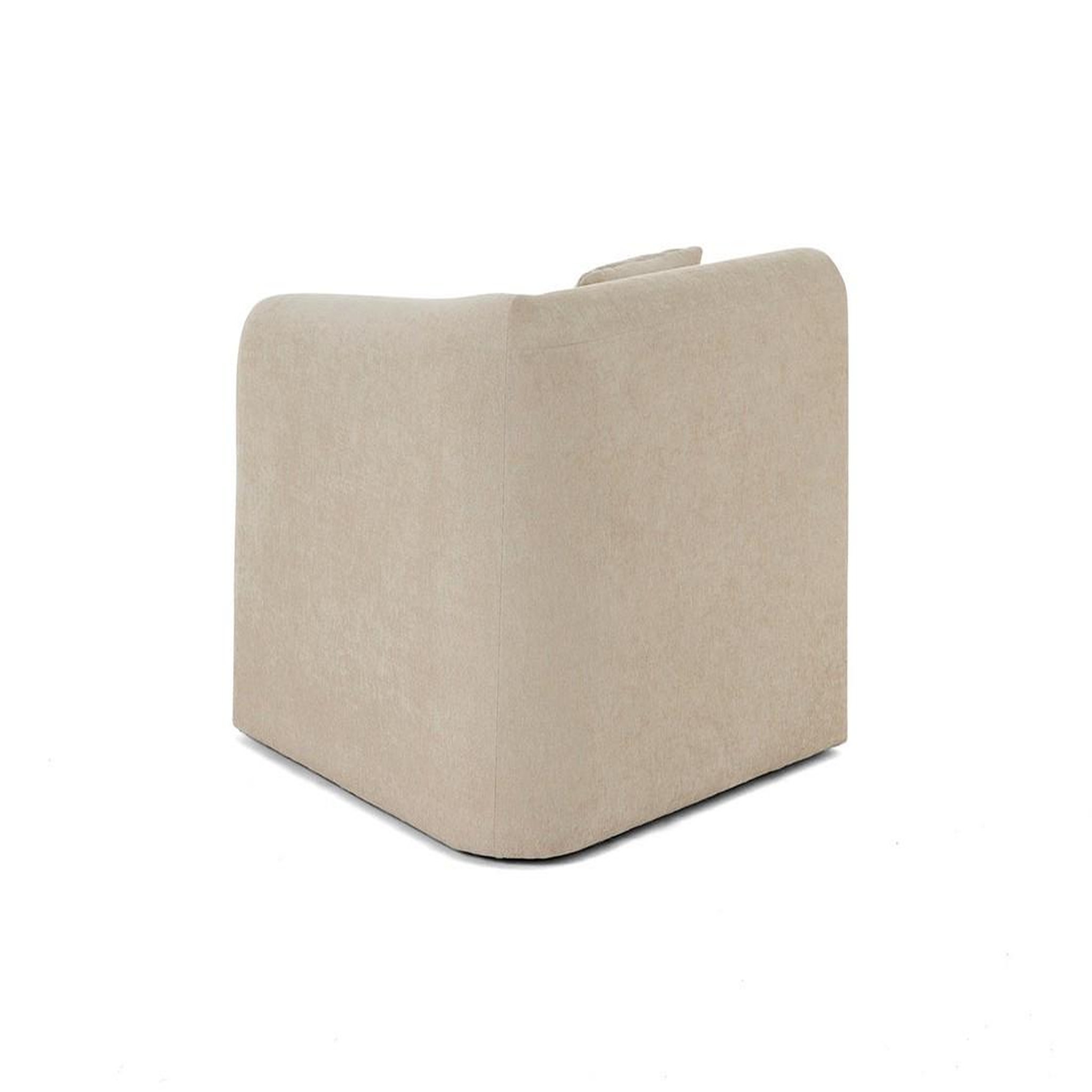 Voir la diapositive 4 : LISA DESIGN Ikare - module d'assise d'angle droit - en tissu