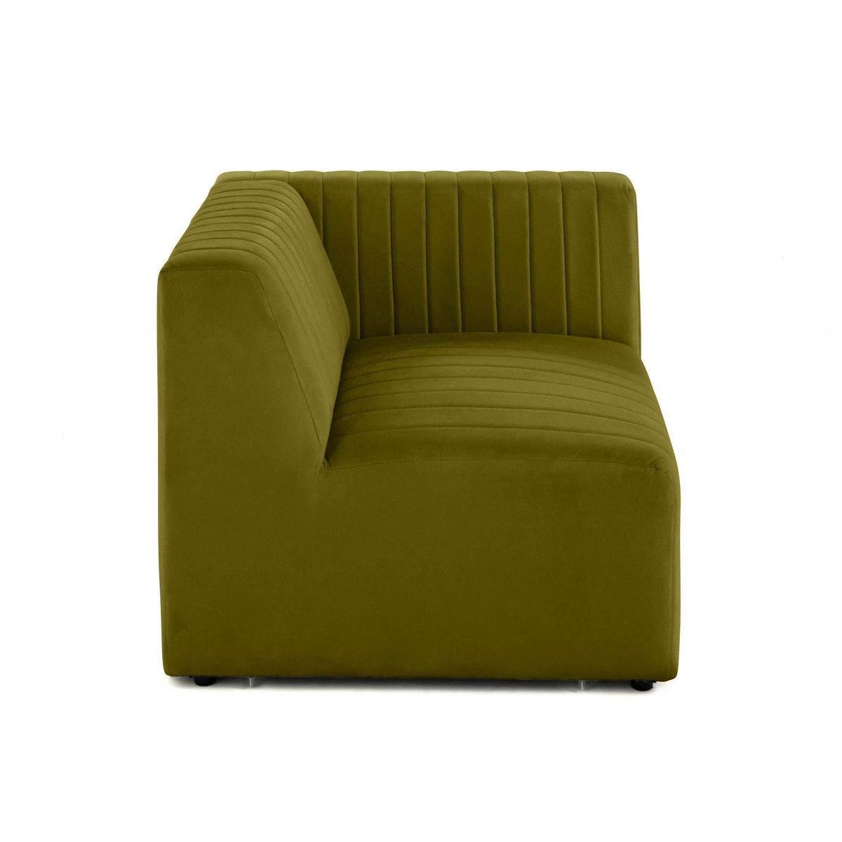 LISA DESIGN Nova - module d'assise droit - en velours