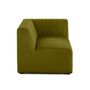 Voir la diapositive 3 : LISA DESIGN Nova - module d'assise droit - en velours