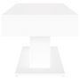 Voir la diapositive 5 : VIDAXL Table basse blanc 96x50x45 cm bois d'ingenierie