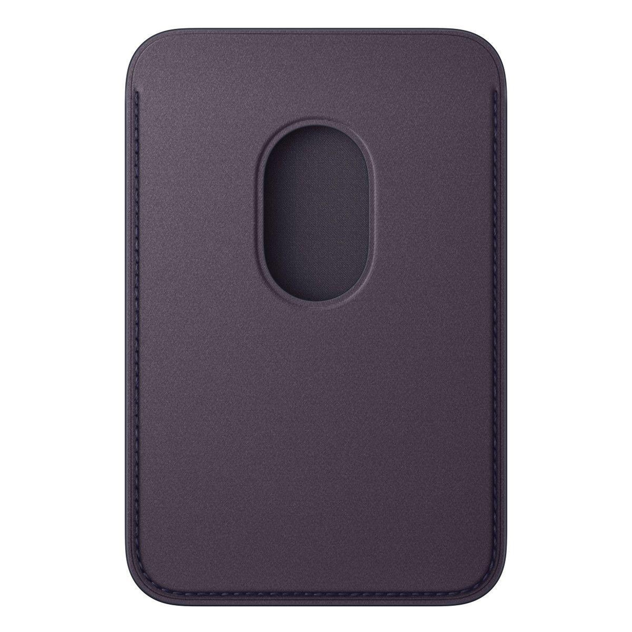 Voir la diapositive 2 : APPLE Porte-cartes magsafe tissage fin violet nuit