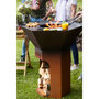 Voir la diapositive 4 : BARBECOOK Brasero Nestor Original barbecue au bois en acie
