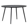 Voir la diapositive 1 : Paris Prix Table de Jardin Design  San Vito  120cm Noir