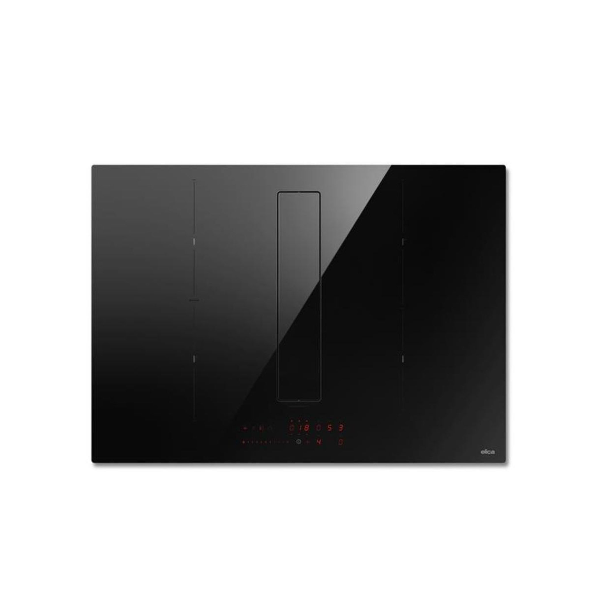 ELICA Table de cuisson aspirante induction 72cm 4 feux 7400w noir - prf0210741