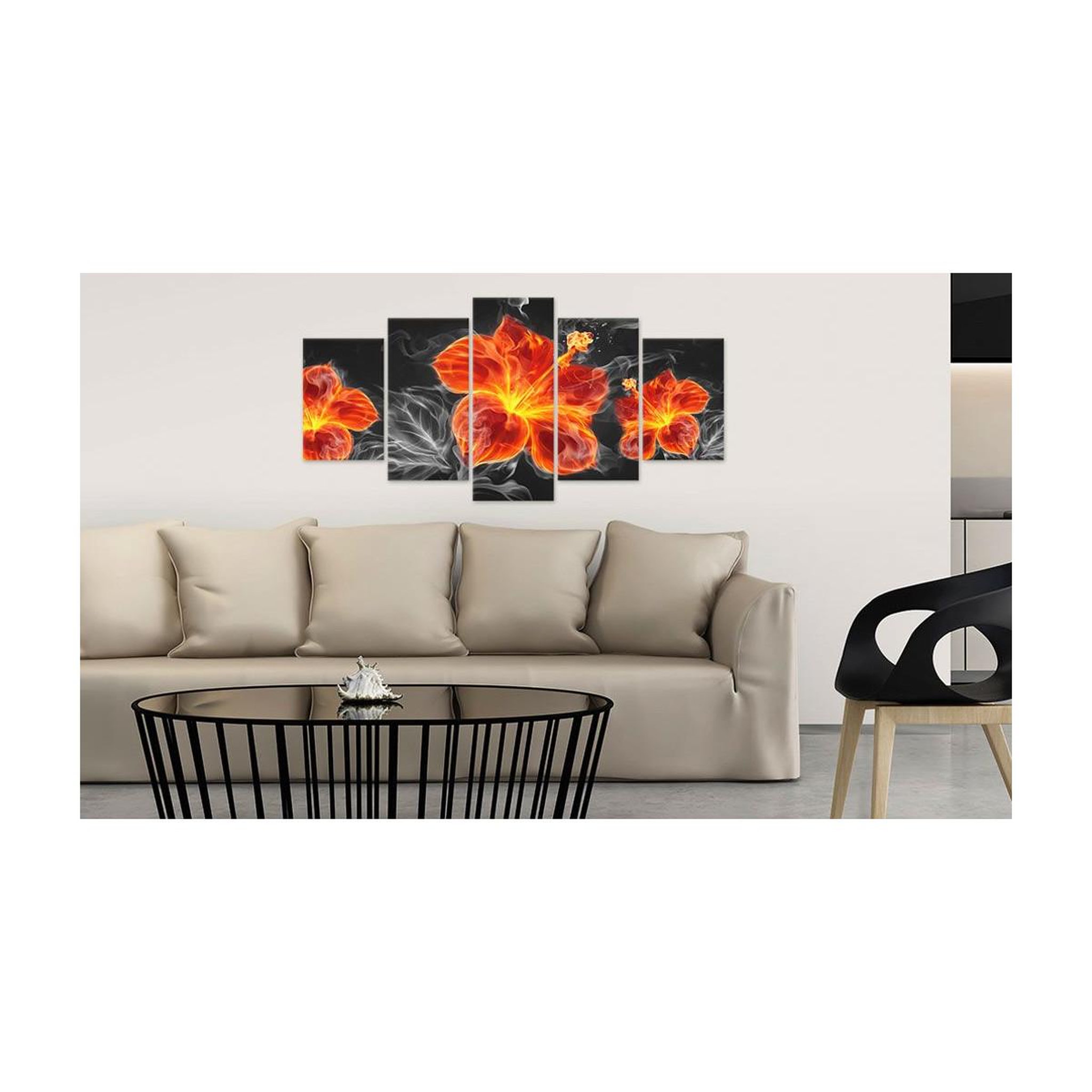 Voir la diapositive 2 : Paris Prix Tableau imprimé  fire lily