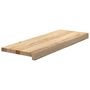 Voir la diapositive 3 : VIDAXL Marches d'escalier 16pcs non traite 70x30x2cm bois chene massif