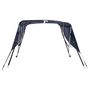 Voir la diapositive 4 : VIDAXL Toit bimini a 3 arceaux parois laterales 183x(154-167)x137 cm