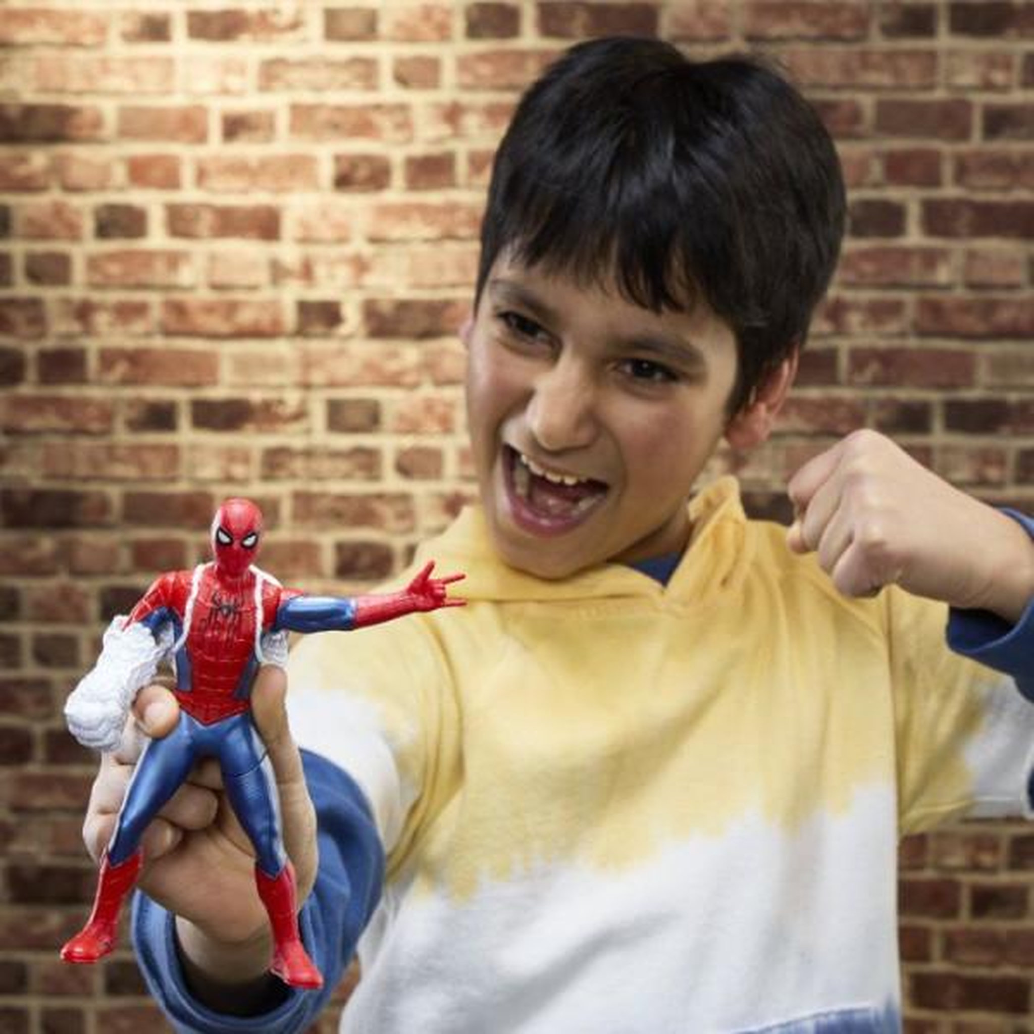 Voir la diapositive 3 : HASBRO Figurine électronique Spiderman 15 cm avec effets sonores, jouets de super-héros pour enfants , Marvel Studios SpiderMan dès