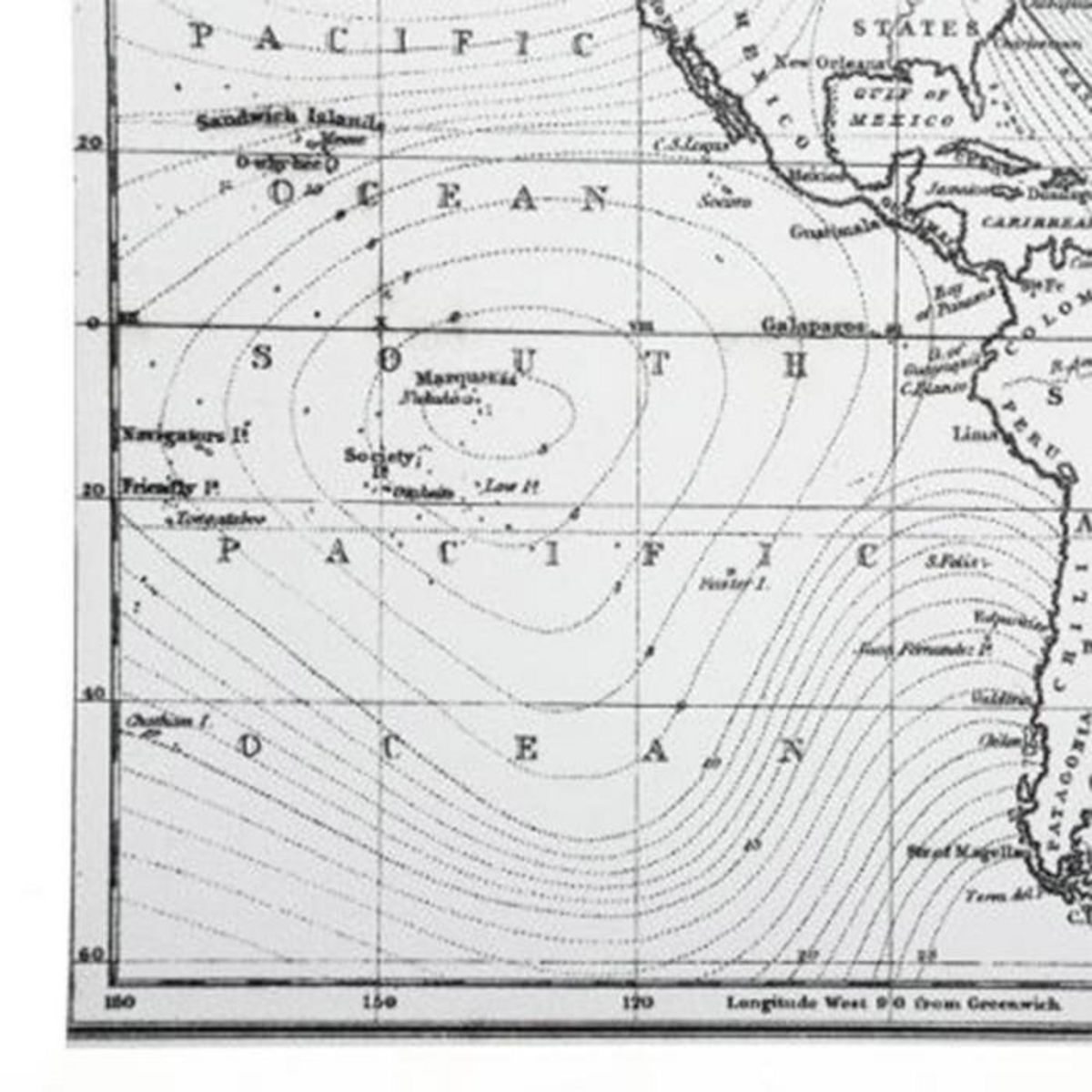 ATMOSPHERA Set de Table Anti-Dérapant  Monde  30x45cm Noir & Blanc