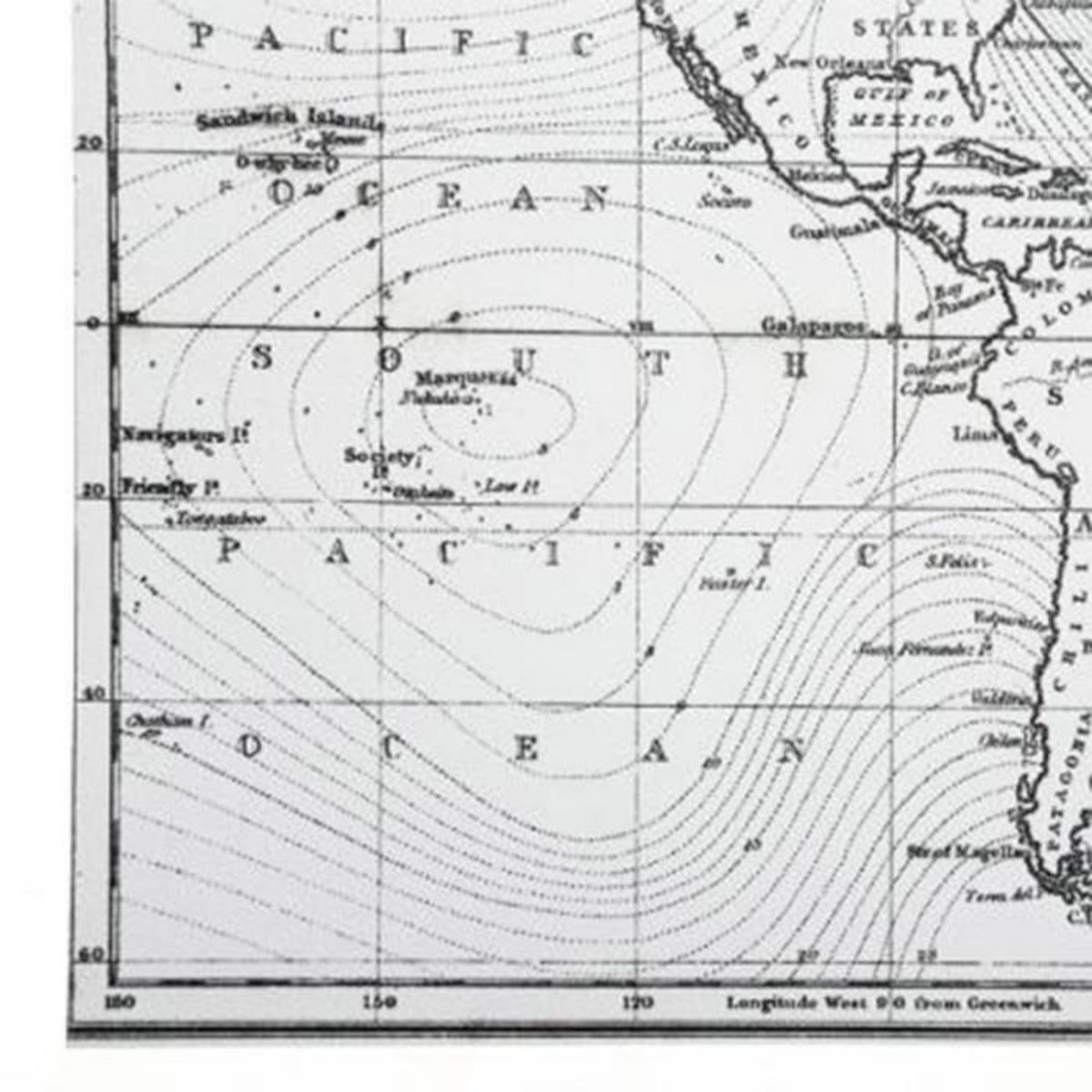 ATMOSPHERA Set de Table Anti-Dérapant  Monde  30x45cm Noir & Blanc