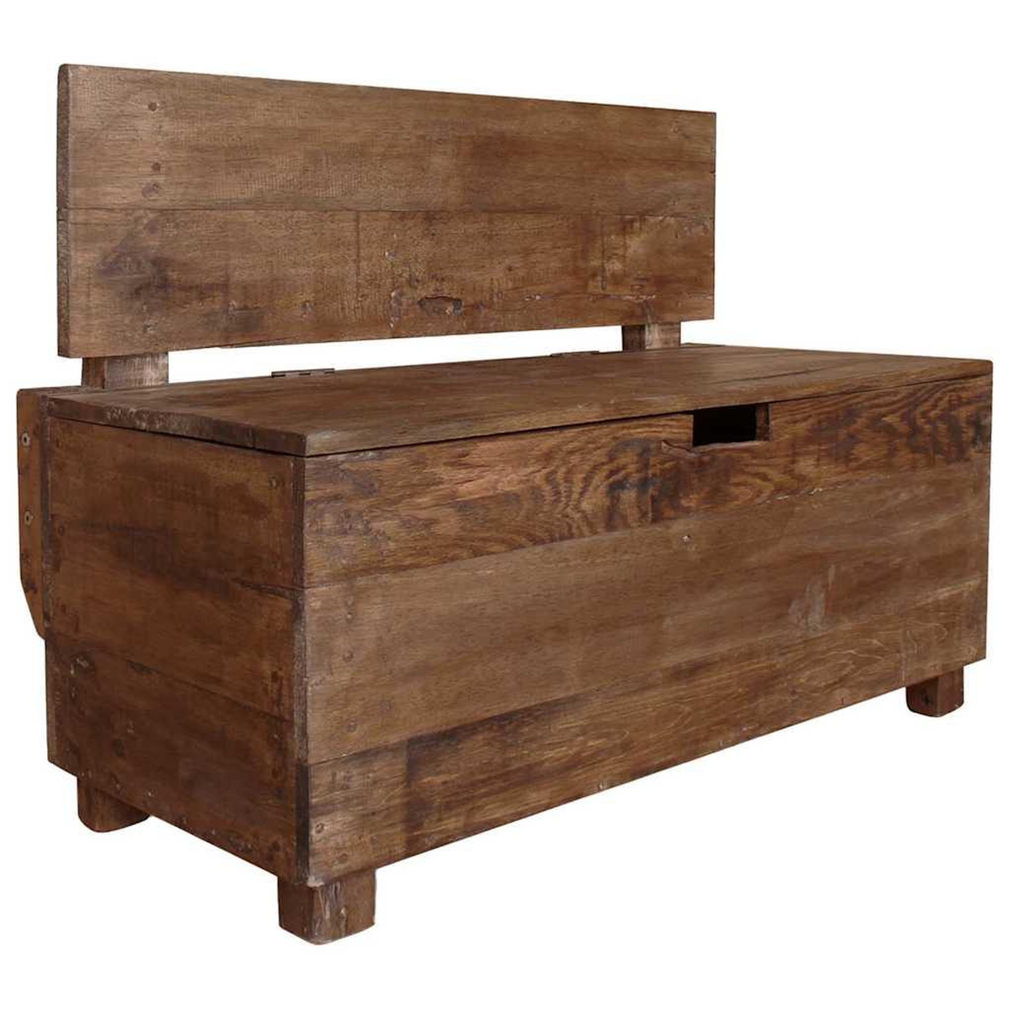 Voir la diapositive 2 : VIDAXL Banc bois massif d'acajou 86x40x60 cm