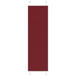 VIDAXL Store plisse rouge bordeaux 55x200 cm largeur du tissu 54,4 cm