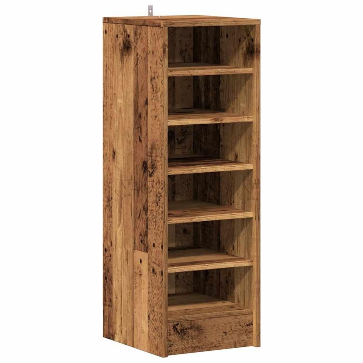 VIDAXL Armoire a chaussures vieux bois 32x35x92 cm bois d'ingenierie