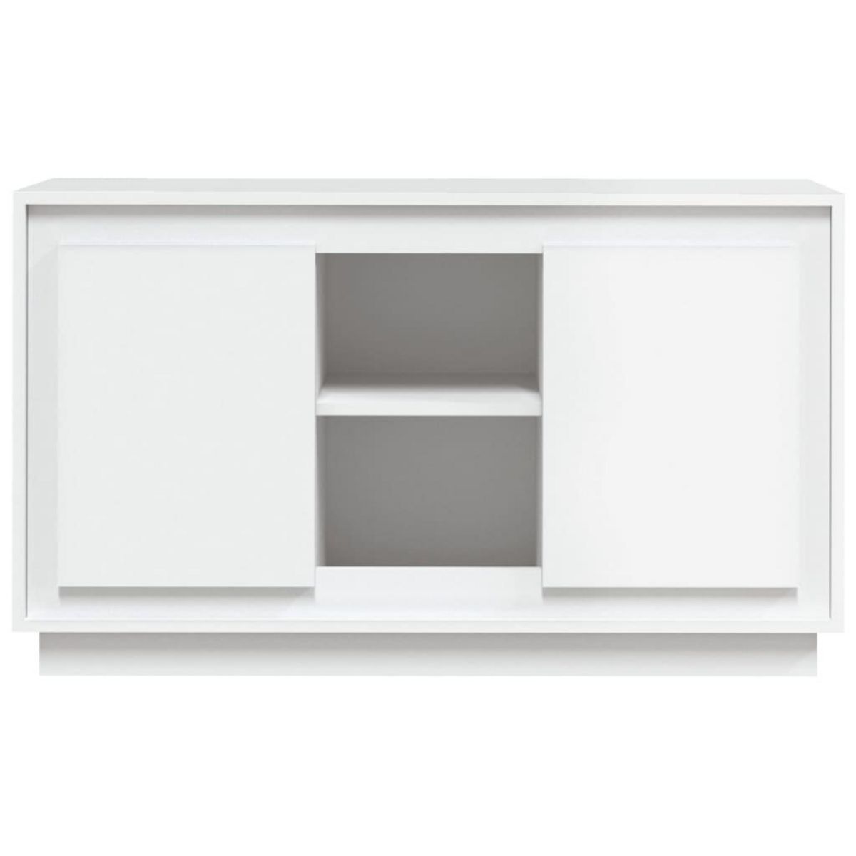 VIDAXL Buffet blanc 102x35x60 cm bois d'ingenierie