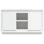 Voir la diapositive 5 : VIDAXL Buffet blanc 102x35x60 cm bois d'ingenierie